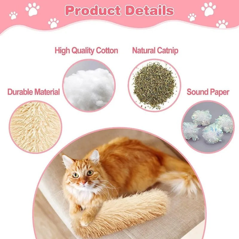 Plush Catnip Pillow Toy