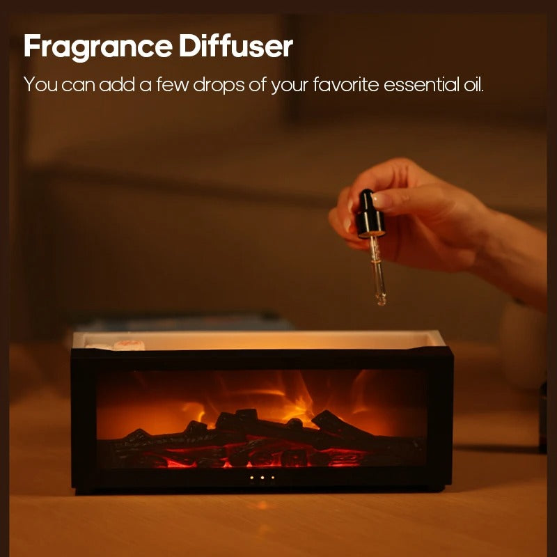 Fireplace Air Humidifier Waterless Auto