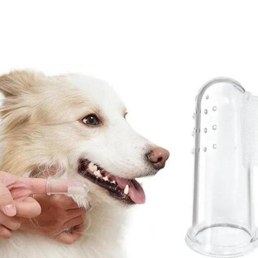 Dog Teeth Cleaning Super Soft Finger Toothbrush