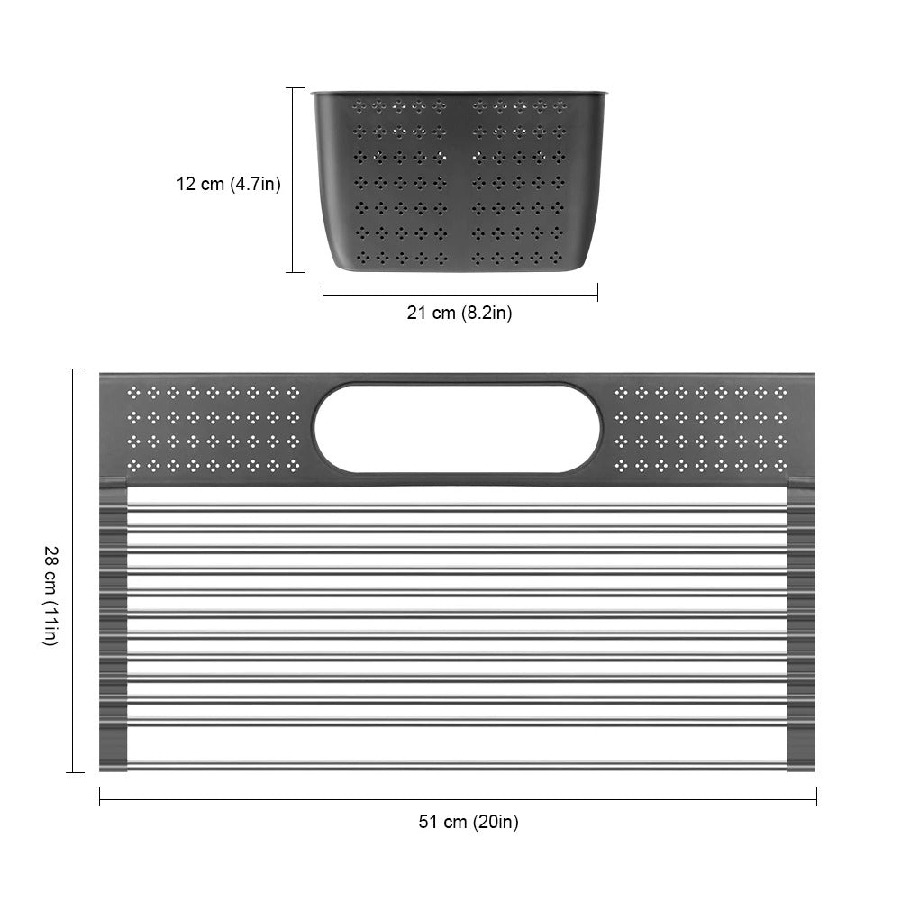 Roll-Up Dish Drying Rack