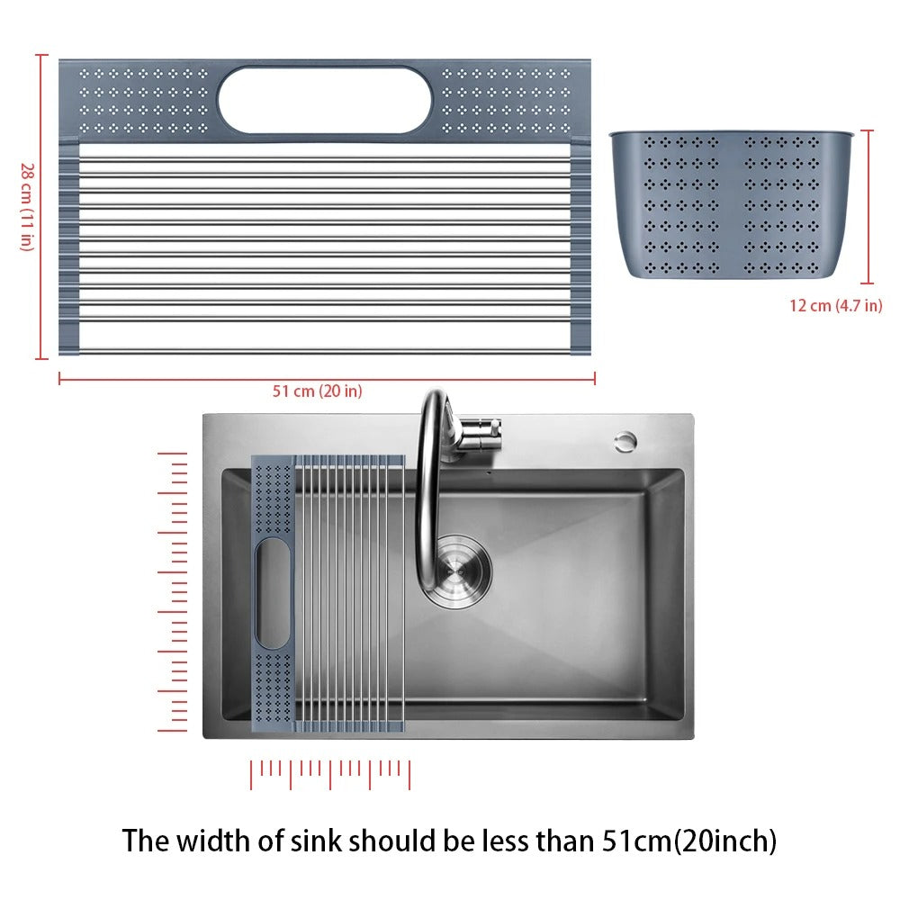 Roll-Up Dish Drying Rack