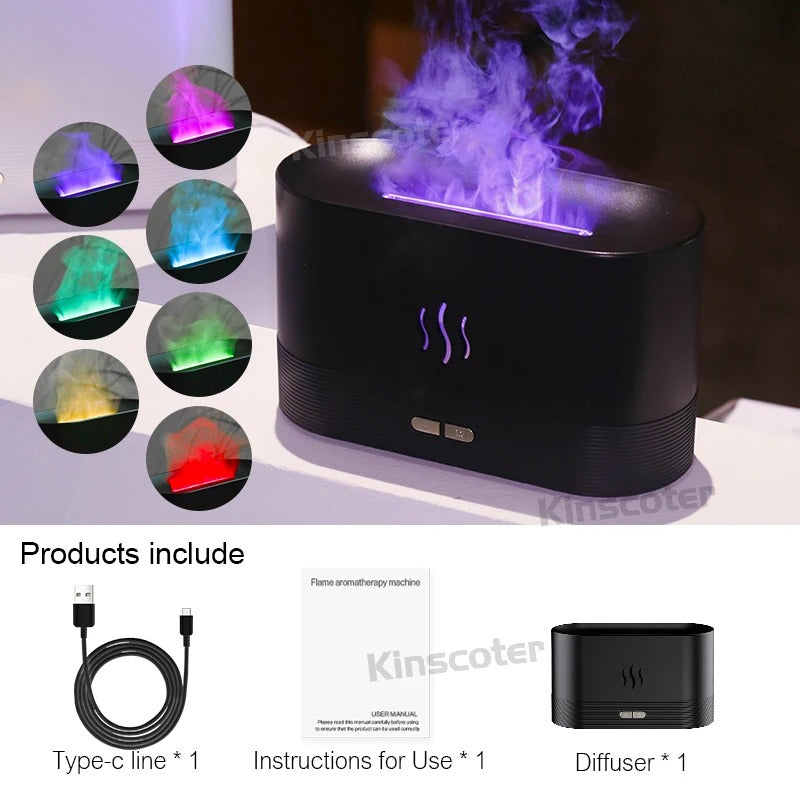 LED Flame Aroma Diffuser