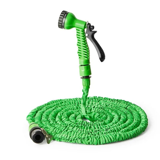 Expandable Garden Hose with Water Gun